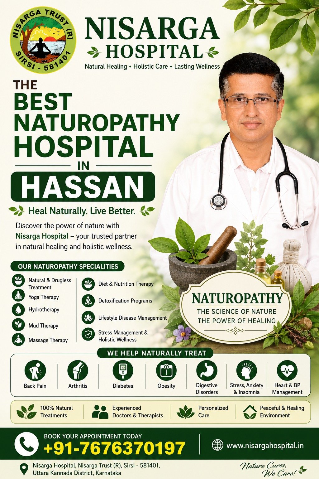 Best Naturopathy Hospital in Hassan